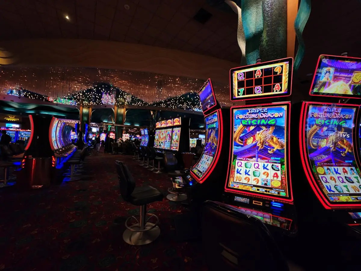 Colourful electronic gaming machines